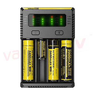 I4 Vape Battery Charger  Four Bay  by Nitecore