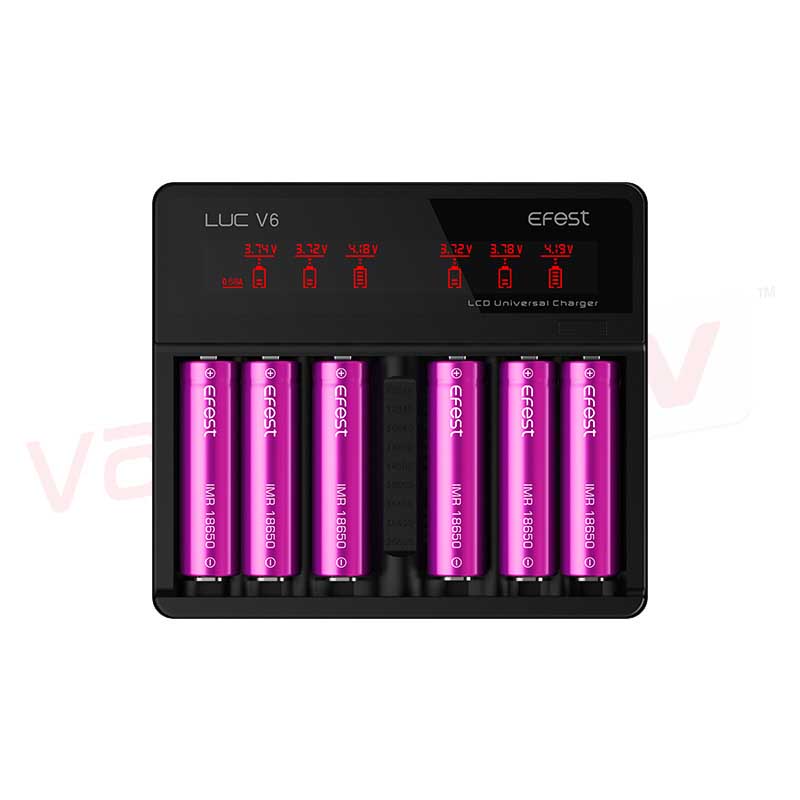 Product Image Of LUC V6 6 BAY Battery Charger by Efest