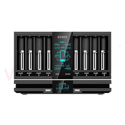 LUC V8 Double Screen Fast Charger by Efest